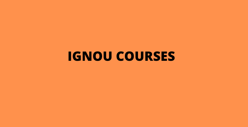 ignou-courses